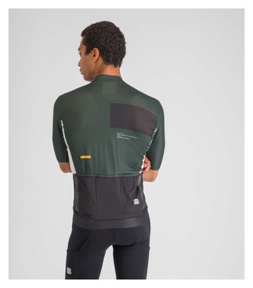 Maillot Manches Courtes Sportful Breakout Supergiara Vert