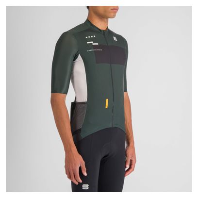 Maillot Manches Courtes Sportful Breakout Supergiara Vert