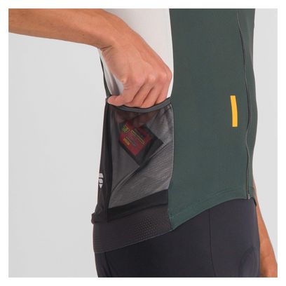 Maillot Manches Courtes Sportful Breakout Supergiara Vert