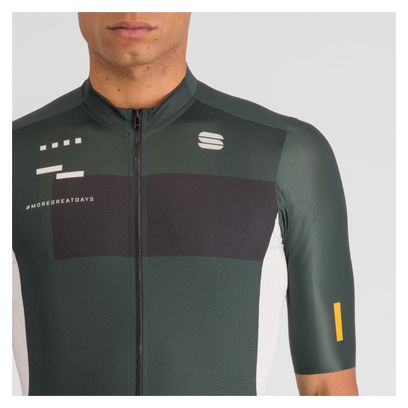 Maillot Manches Courtes Sportful Breakout Supergiara Vert