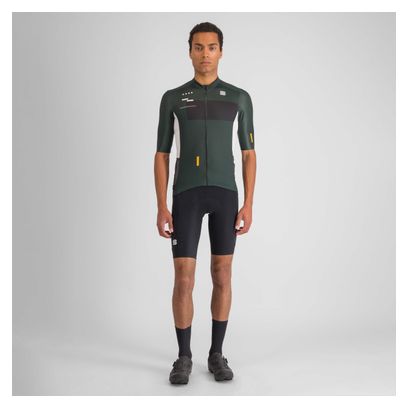 Maillot Manches Courtes Sportful Breakout Supergiara Vert