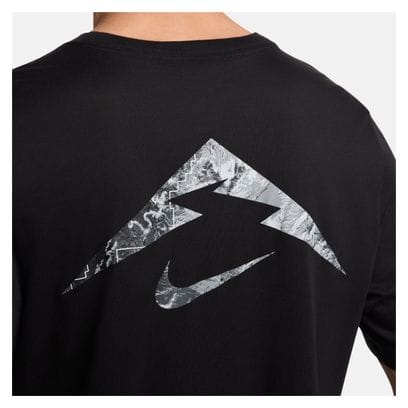 Nike Dri-Fit Trail Kurzarm T-Shirt Schwarz Herren