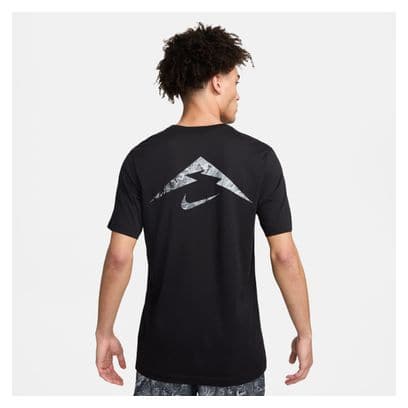 Nike Dri-Fit Trail Kurzarm T-Shirt Schwarz Herren