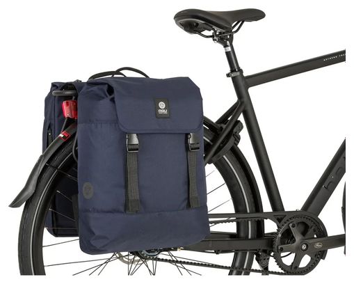 Ein Paar AGU DWR Urban 36L Gepäcktaschen für den Heckgepäckträger, marineblau