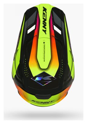 Casque Integral Kenny Performance Graphic Racing Jaune Enfant