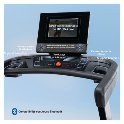 Tapis de course T Series 10 / Ecran 10  / 20 km/h