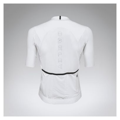 Oakley Endurance Aero Kurzarm-Trikot für Herren, Weiß