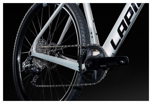 Vélo de Gravel Lapierre Crosshill CF 6.0 AXS Sram Rival XPLR AXS 12V 700 mm Blanc 2025