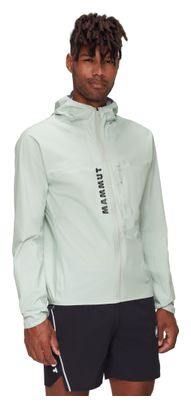 Waterdichte Jas Mammut Aenergy TR HS Capuchon Groen Heren
