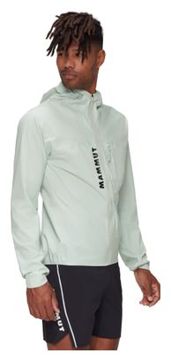 Waterdichte Jas Mammut Aenergy TR HS Capuchon Groen Heren