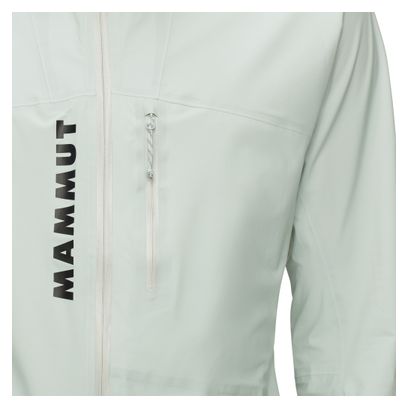 Waterdichte Jas Mammut Aenergy TR HS Capuchon Groen Heren