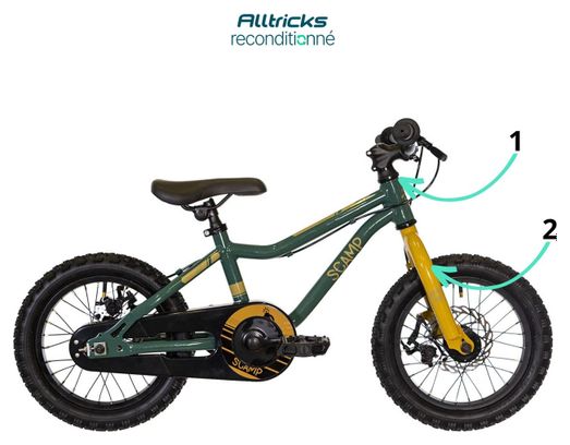 VTT Enfant Scamp SmallFox Single Speed 14'' Vert - Produit Reconditionné