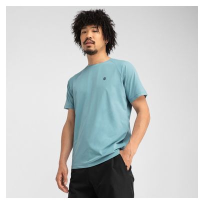 T-shirt randonnée manches courtes homme Bay Bleu
