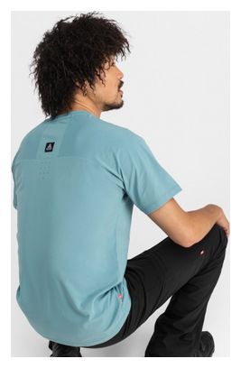 T-shirt randonnée manches courtes homme Bay Bleu