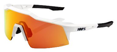 Gafas de sol 100% Speedcraft SL Soft Tact Off White Hiper Red Mirror + Lente transparente