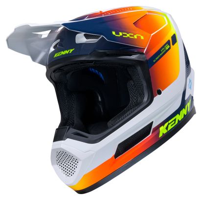 Casque Integral Kenny Performance Bleu/Orange