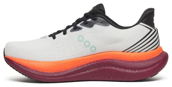 Chaussures Running Saucony Triumph 23 Blanc/Rouge Homme