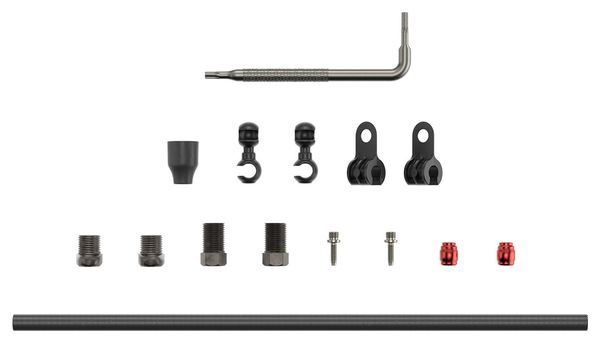 Kit de latiguillos hidráulicos para frenos de disco Sram Doble Compresión (2000 mm) Negro