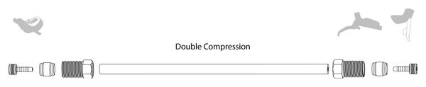 Sram Disc Brake Hydraulic Hose Kit Double Compression (2000 mm) Black