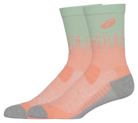 Calcetines <strong>Asics Performance Run Cre</strong>w Unisex Verde Coral