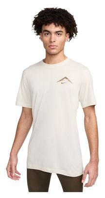 Maglietta a manica corta Nike Dri-Fit Trail Beige Uomo