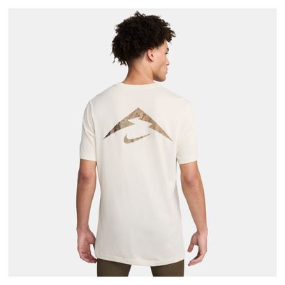 Nike Dri-Fit Trail Beige Herren Kurzarm T-Shirt
