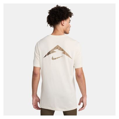 T-shirt manches courtes Nike Dri-Fit Trail Beige Homme