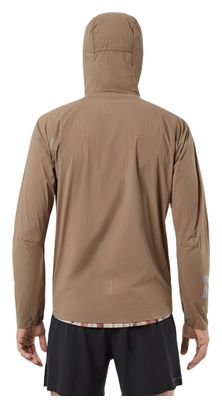Giacca antivento NNormal Trail Wind marrone da uomo