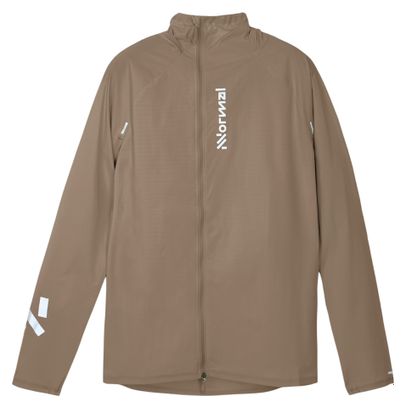 Giacca antivento NNormal Trail Wind marrone da uomo