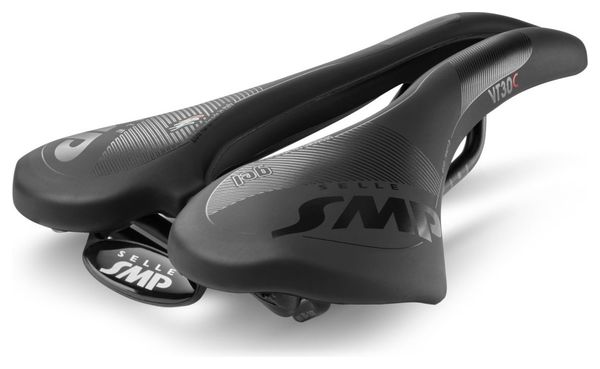 Sella SMP VT30C Gel con binari in acciaio inossidabile, nera