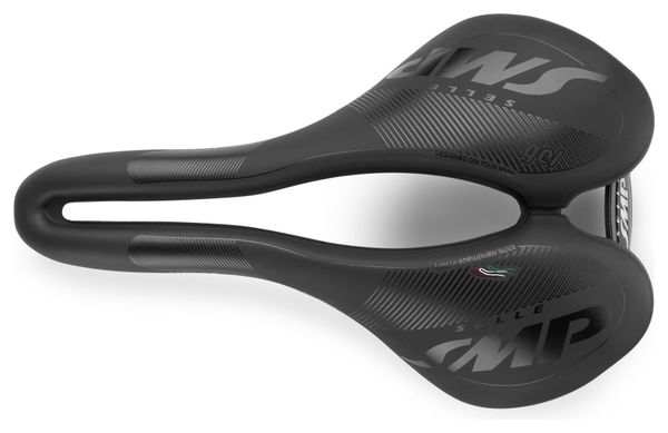 Sella SMP VT30C Gel con binari in acciaio inossidabile, nera