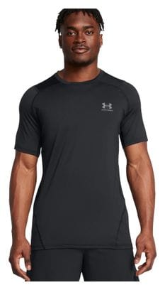 Under Armour HeatGear Fitted Short Sleeve Jersey Black Men