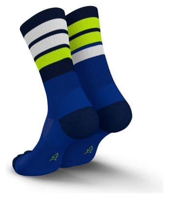 Chaussettes Incylence Merino Strive Bleu/Blanc/Jaune 
