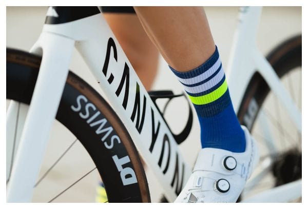 Chaussettes Incylence Merino Strive Bleu/Blanc/Jaune 