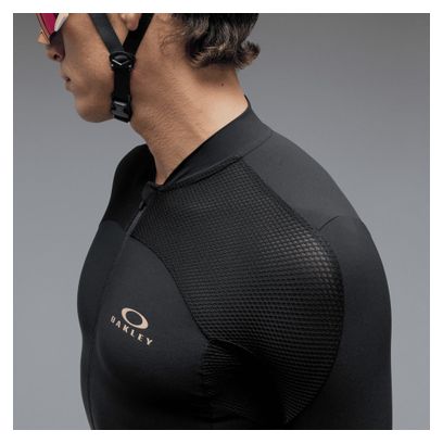 Oakley Endurance Aero Kurzarm-Trikot für Herren, schwarz