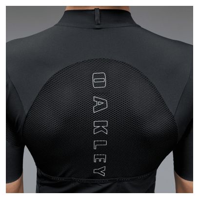 Oakley Endurance Aero Kurzarm-Trikot für Herren, schwarz