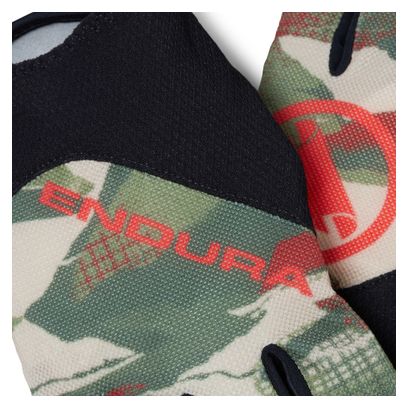 Endura Hummvee Lite Icon Green Camo Long Gloves