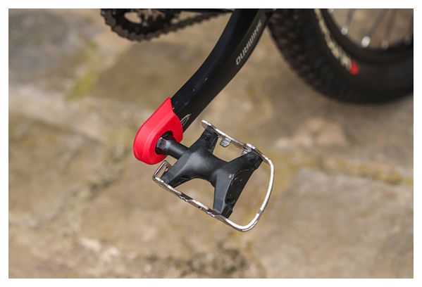 Zefal Crank Armor Protezione pedivelle rossa