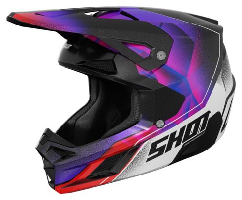 Casco integral Shot Speed Olymp violeta brillante