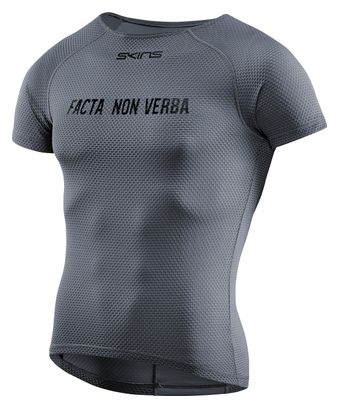 Skins Cycle Short Sleeve Baselayer Compression Jersey Grey