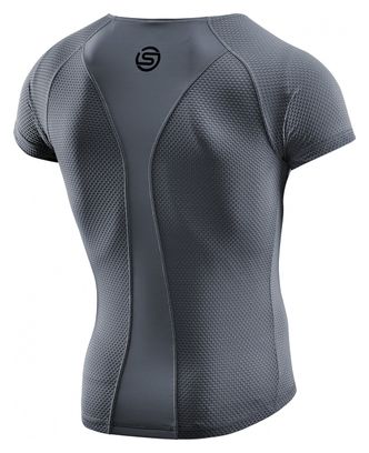 Maillot de Compression Skins Cycle Short Sleeve Baselayer Gris