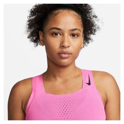 Camiseta de Tirantes Nike Dri-Fit ADV AeroSwift Rosa Mujer