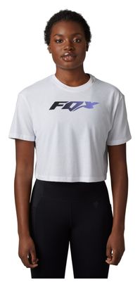 Fox Morphic Crop T-Shirt Damen Weiß