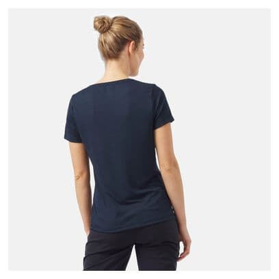 Camiseta de manga corta Odlo F-Dry para mujer Azul
