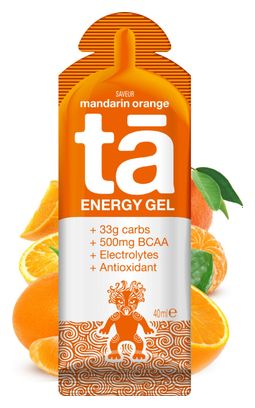Gel Énergétique Tā Energy Energie Gels Orange/Mandarine 40ml