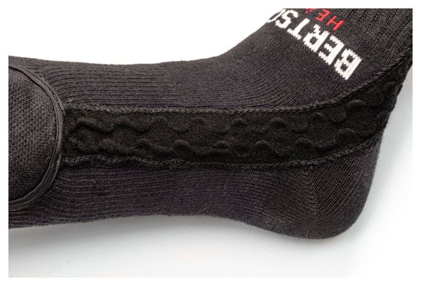 Chaussettes Chauffantes Noires - ELITE | USB - Modèle Long