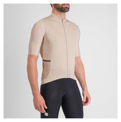 Sportful Supergiara Beige Korte Mouw Trui