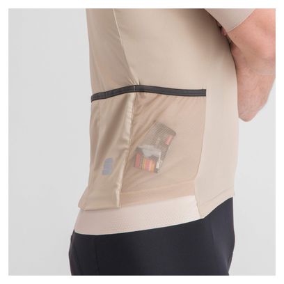 Sportful Supergiara Beige Korte Mouw Trui