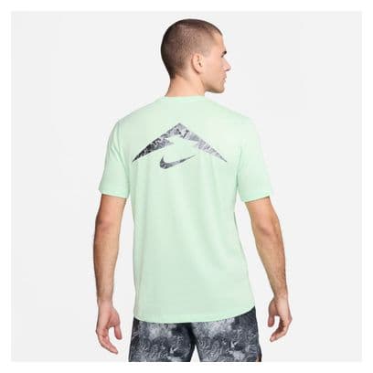 Nike Dri-Fit Trail Green Heren T-Shirt Korte Mouw