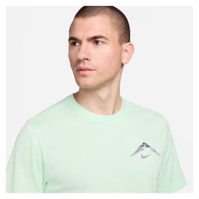 Nike Dri-Fit Trail T-Shirt Kurzarm Grün Herren